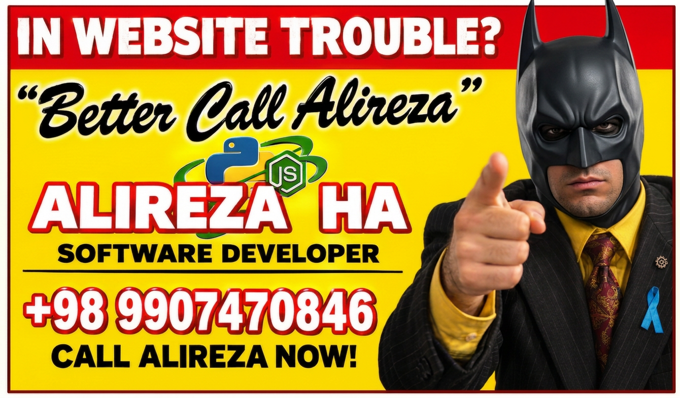 Call Alireza — +98 9907470846