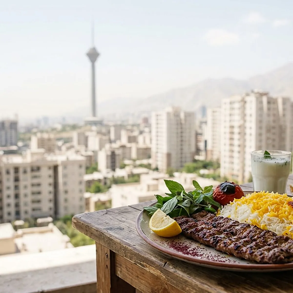 نمای شهر تهران